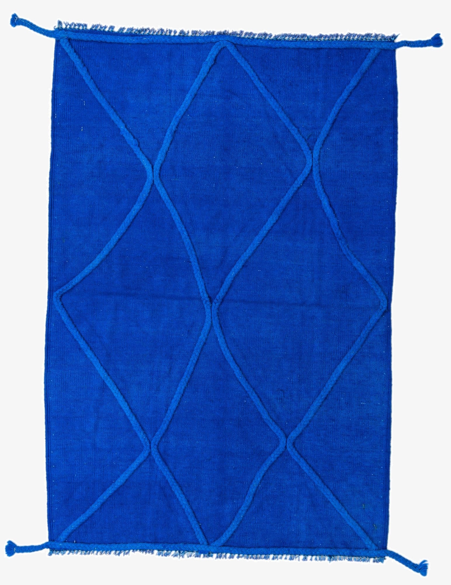 3' 4 x 5'  Hand Woven Kilim Modern Wool Rug