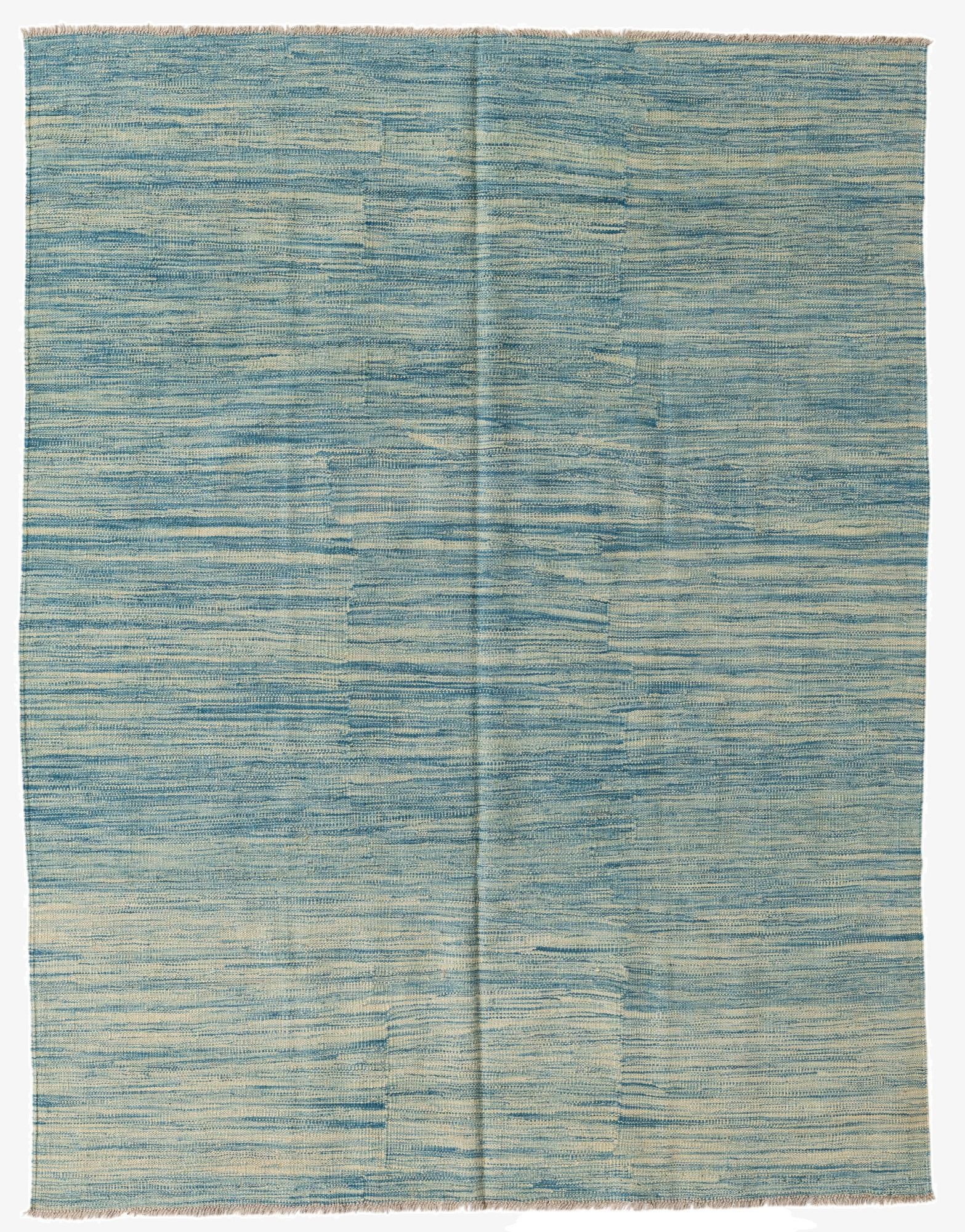 5' x 6' 6  Hand Woven Kilim Modern Wool Rug