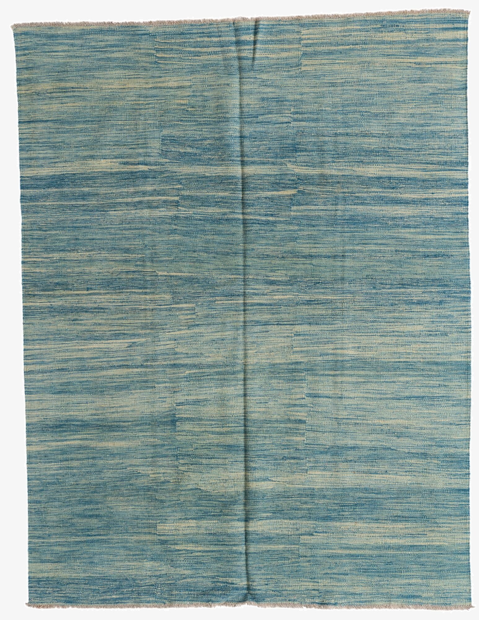 5' x 6' 6  Hand Woven Kilim Modern Wool Rug