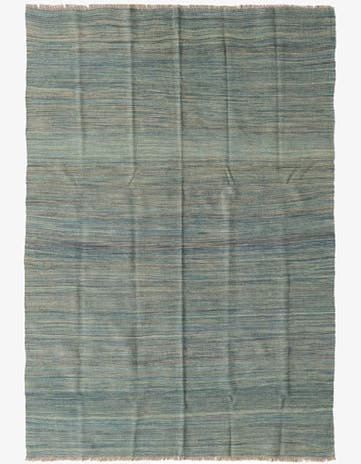 5' 5 x 8' Hand Woven Kilim Modern Wool Rug