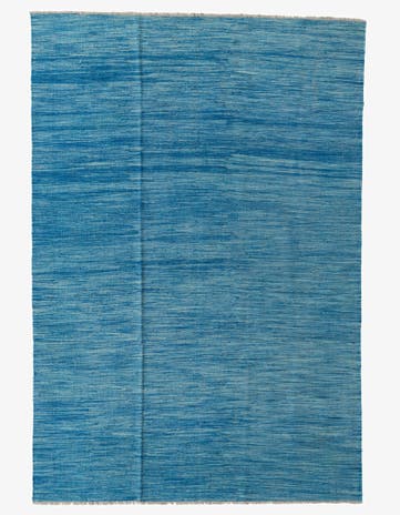 5' 5 x 8' Hand Knotted Kilim Modern Wool Rug