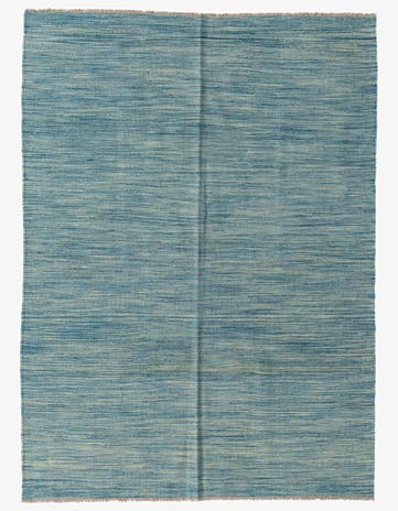 4' 10 x 6' 7 Hand Woven Kilim Modern Wool Rug