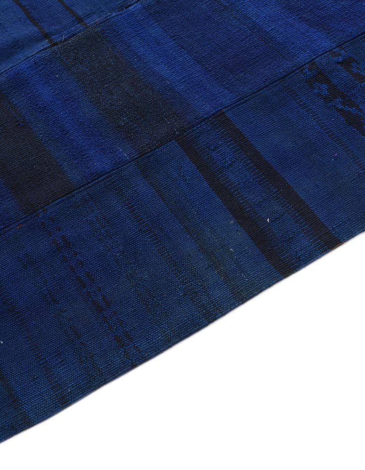 Detail image of 8' 9 x 13' 10 Hand Woven Kilim Patchwork Wool Rug