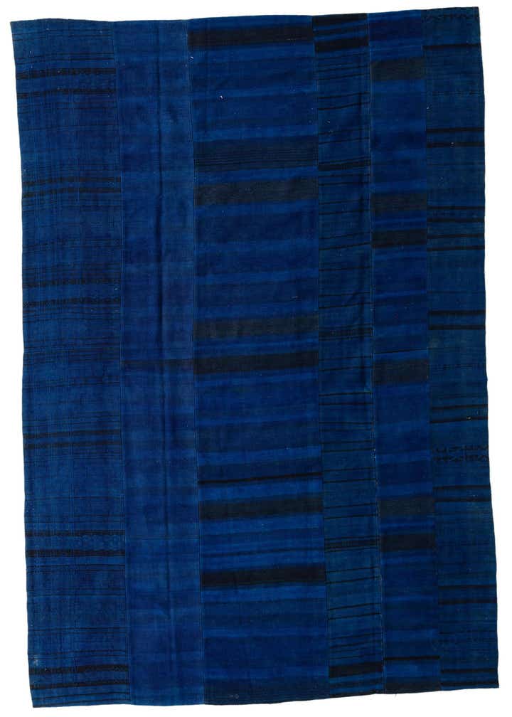 8' 9 x 13' 10 Hand Woven Kilim Patchwork Wool Rug