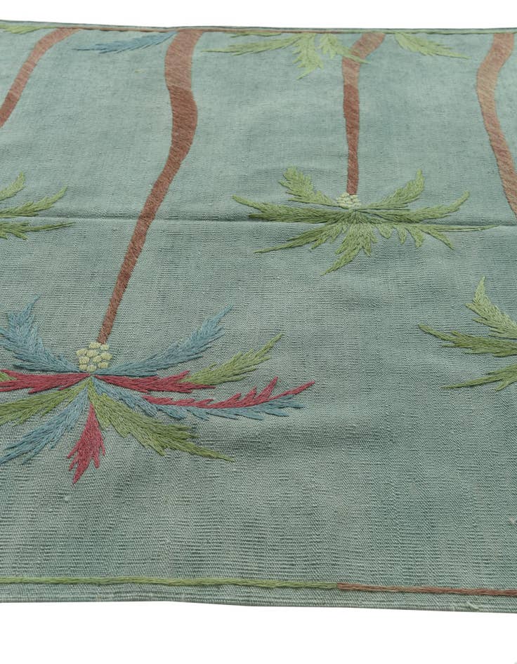 Detail image of 5' 2 x 6' 3  Hand Woven Kilim Suzani Wool Rug