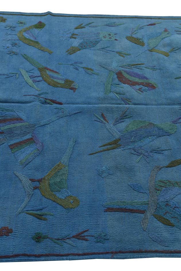 Detail image of 120cm x 170cm Hand Woven Kilim Suzani Wool Rug