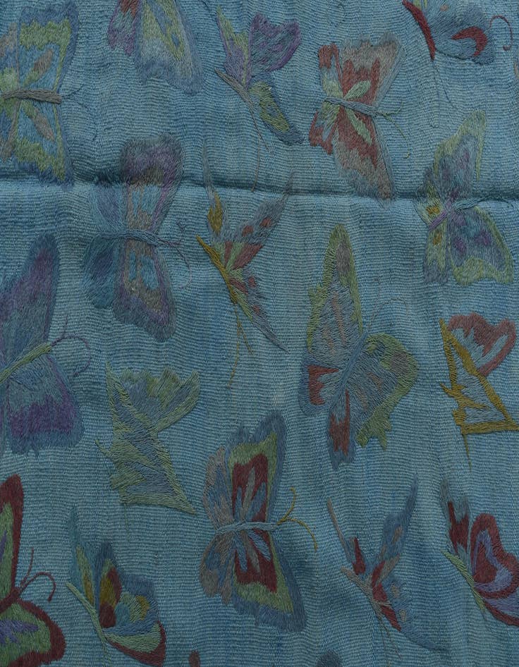 Detail image of 4' 9 x 6' 2  Hand Woven Kilim Suzani Wool Rug