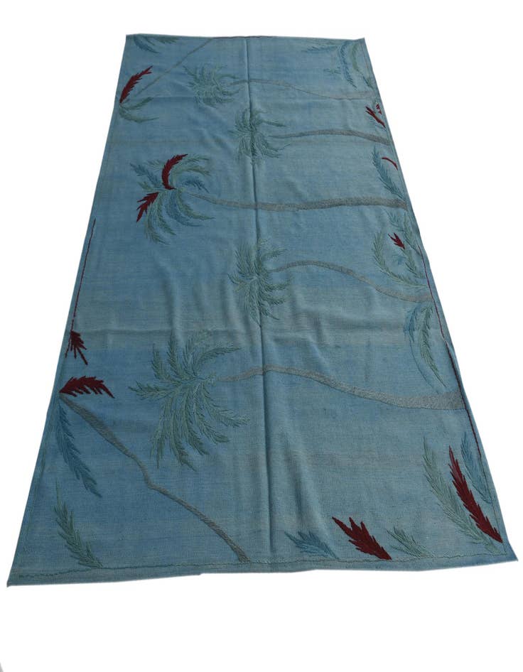 Detail image of 5' 9 x 7' 7  Hand Woven Kilim Suzani Wool Rug