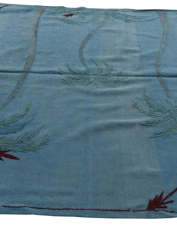 Detail image of 5' 9 x 7' 7  Hand Woven Kilim Suzani Wool Rug