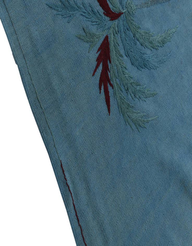 Detail image of 5' 9 x 7' 7  Hand Woven Kilim Suzani Wool Rug