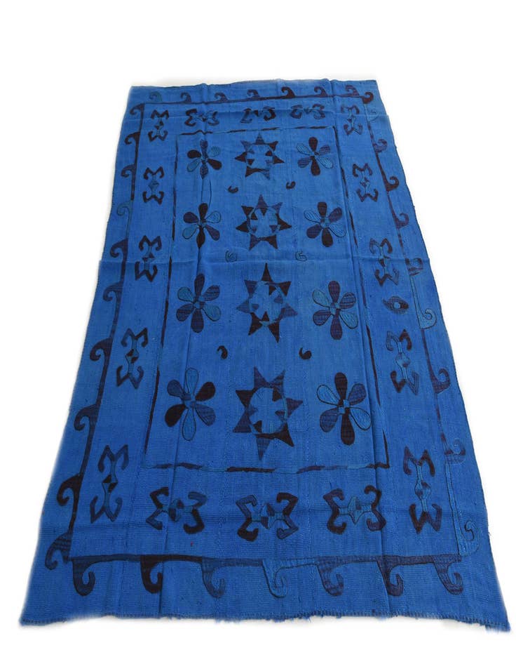 Detail image of 5' 10 x 7' 2  Hand Woven Kilim Suzani Wool Rug