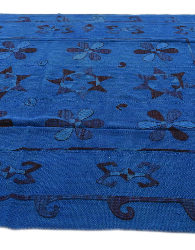 Detail image of 5' 10 x 7' 2  Hand Woven Kilim Suzani Wool Rug