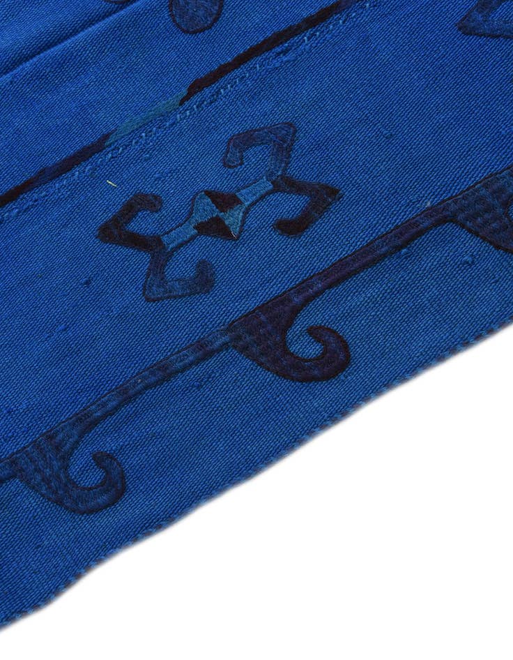 Detail image of 5' 10 x 7' 2  Hand Woven Kilim Suzani Wool Rug