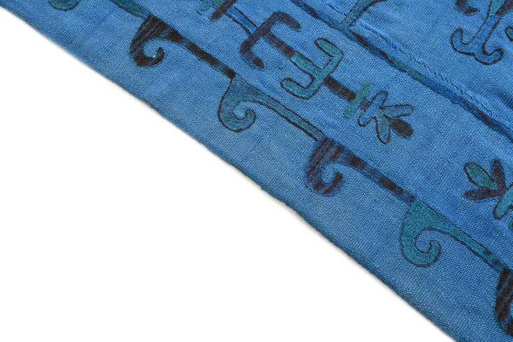 Detail image of 5' 7 x 7' 4 Hand Woven Kilim Suzani Wool Rug