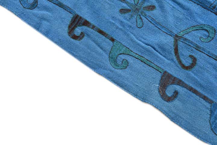 6' x 7' 3 Hand Woven Kilim Suzani Wool Rug