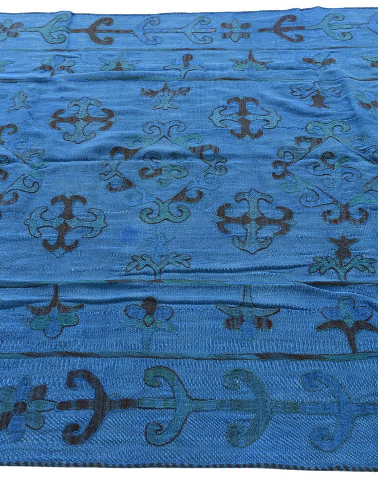 Detail image of 5' 9 x 7' 9  Hand Woven Kilim Suzani Wool Rug