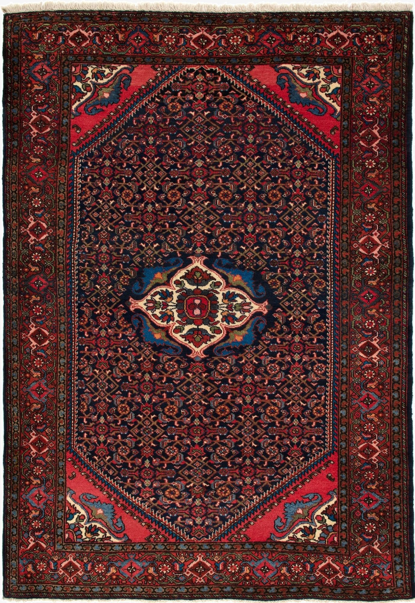 4' 10 x 7' 1 Hand Knotted Koutabad Persian Rug