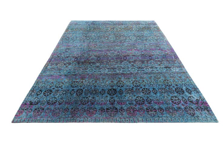 Detail image of 8' 7 x 12' 10 Hand Knotted Kundan Rug