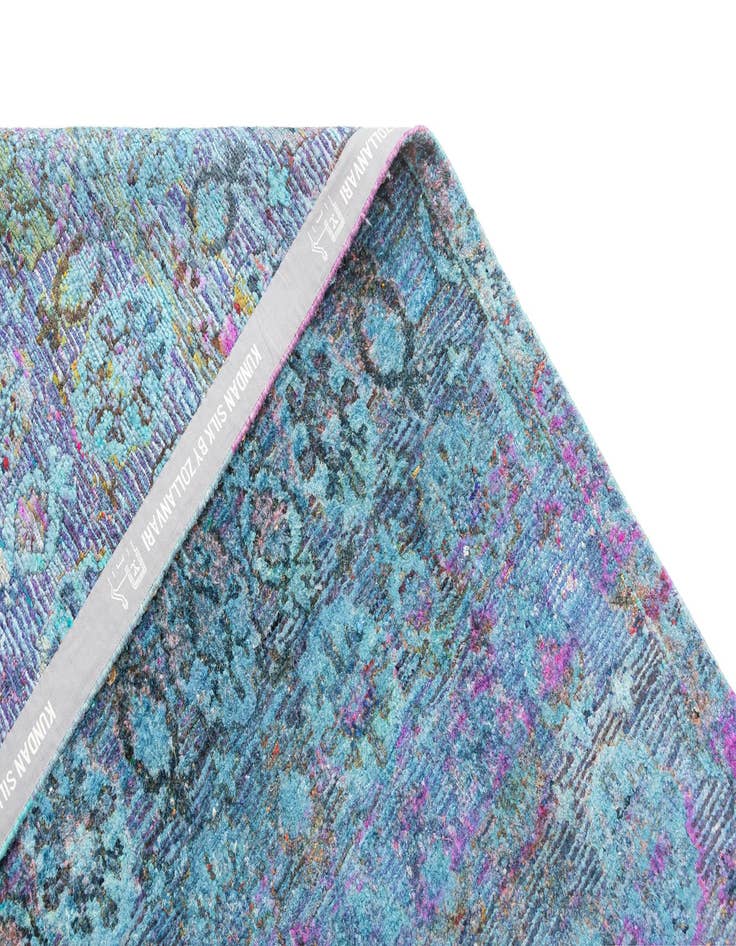 Detail image of 8' 7 x 12' 10  Hand Knotted Kundan Rug