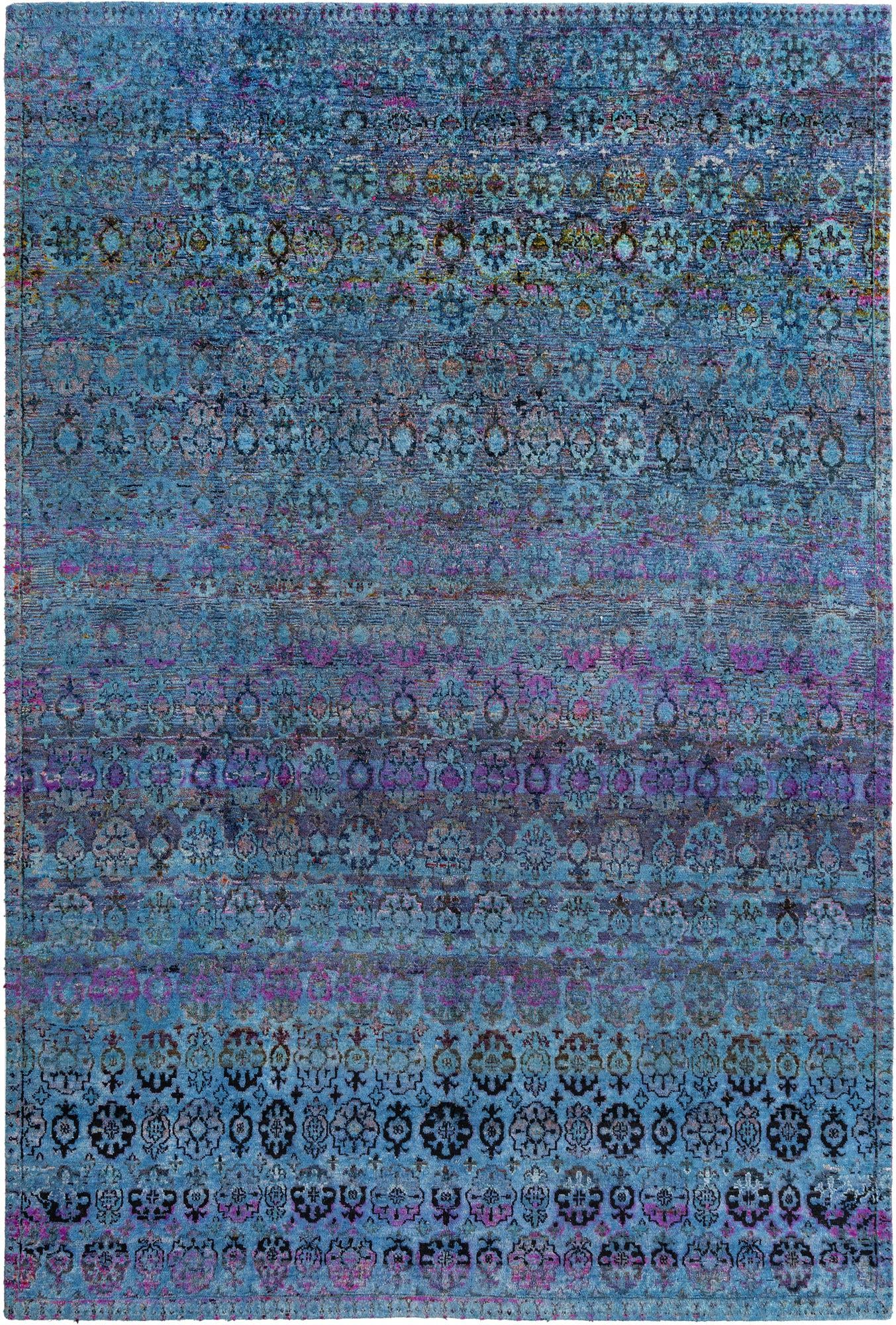 8' 7 x 12' 10 Hand Knotted Kundan Rug