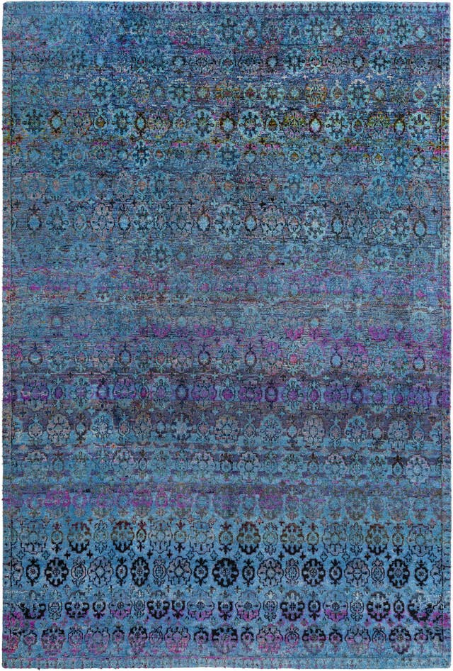 Detail image of 8' 7 x 12' 10 Hand Knotted Kundan Rug