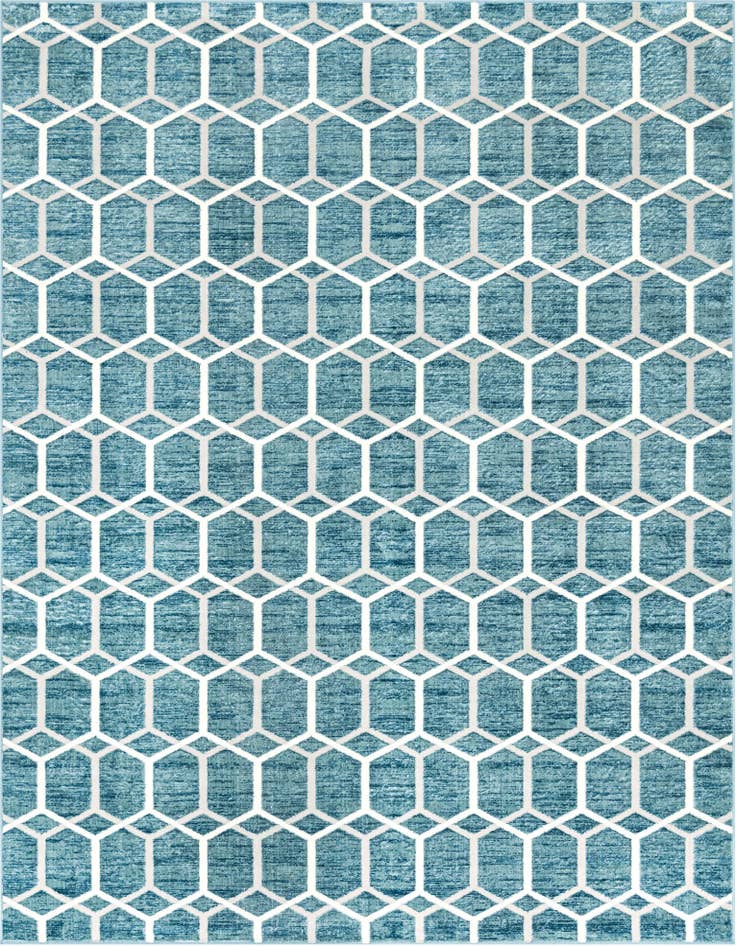 Detail image of 9' x 12' 2 Lattice Trellis Rug