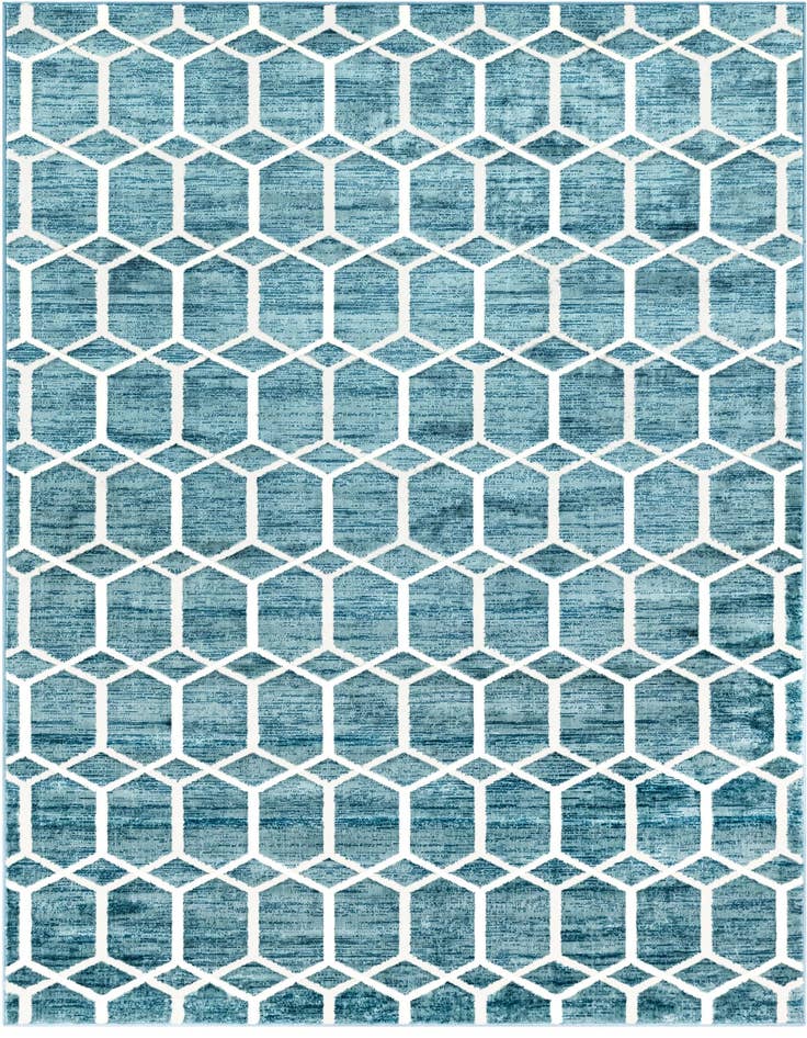 Detail image of 7' x 10' Lattice Trellis Rug