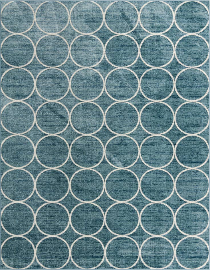Detail image of 9' x 12' Lattice Trellis Rug