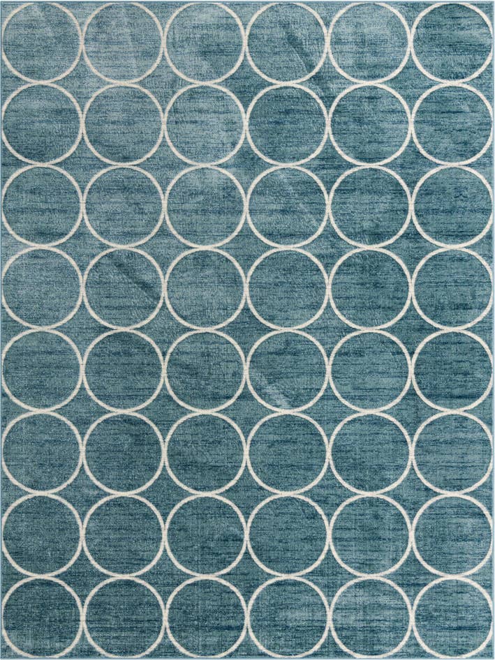 Detail image of 9' x 12' Lattice Trellis Rug
