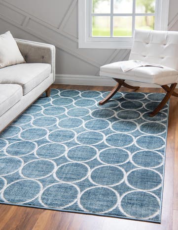 5' x 8' Lattice Trellis Rug