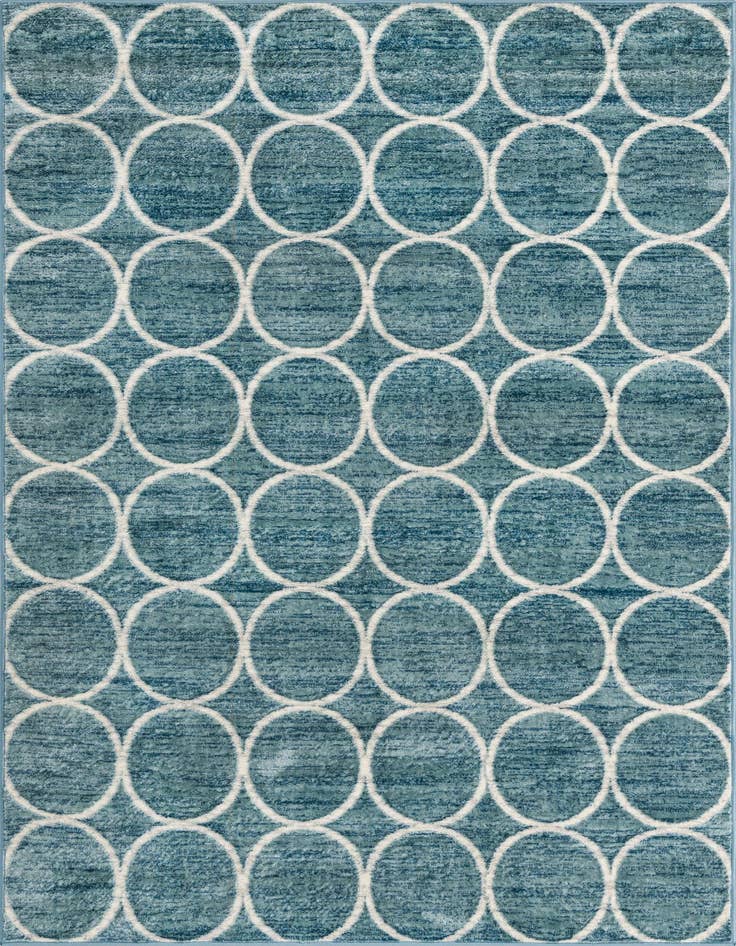 Detail image of 5' x 8' Lattice Trellis Rug