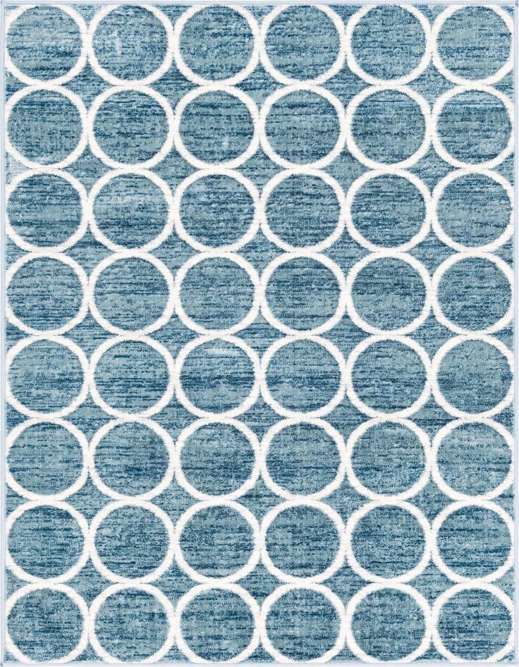 Detail image of 4' x 6' Lattice Trellis Rug