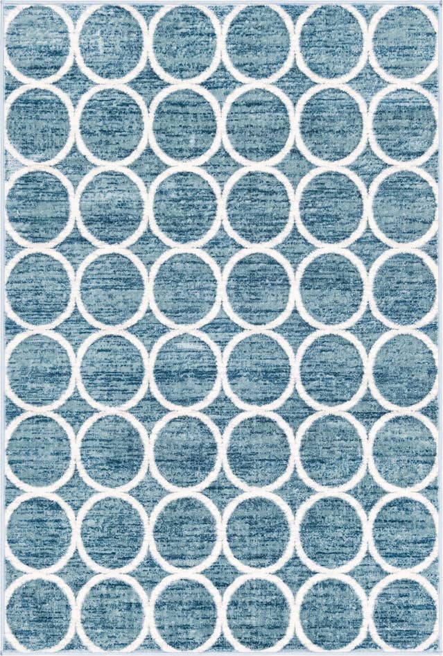 Detail image of 4' x 6' Lattice Trellis Rug