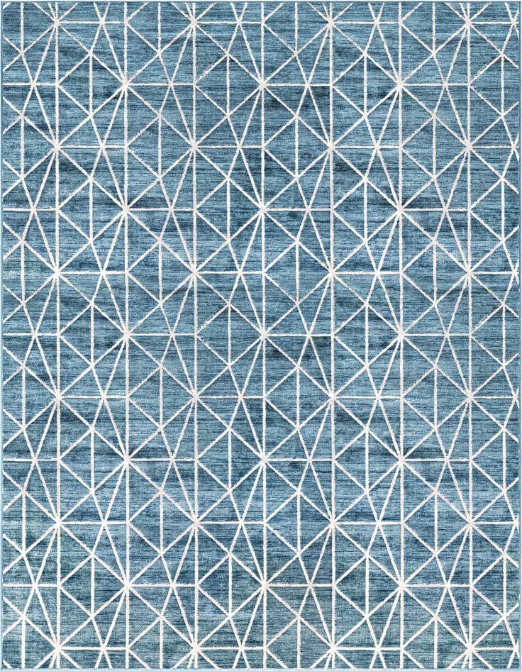 Detail image of 9' 10 x 14' Lattice Trellis Rug