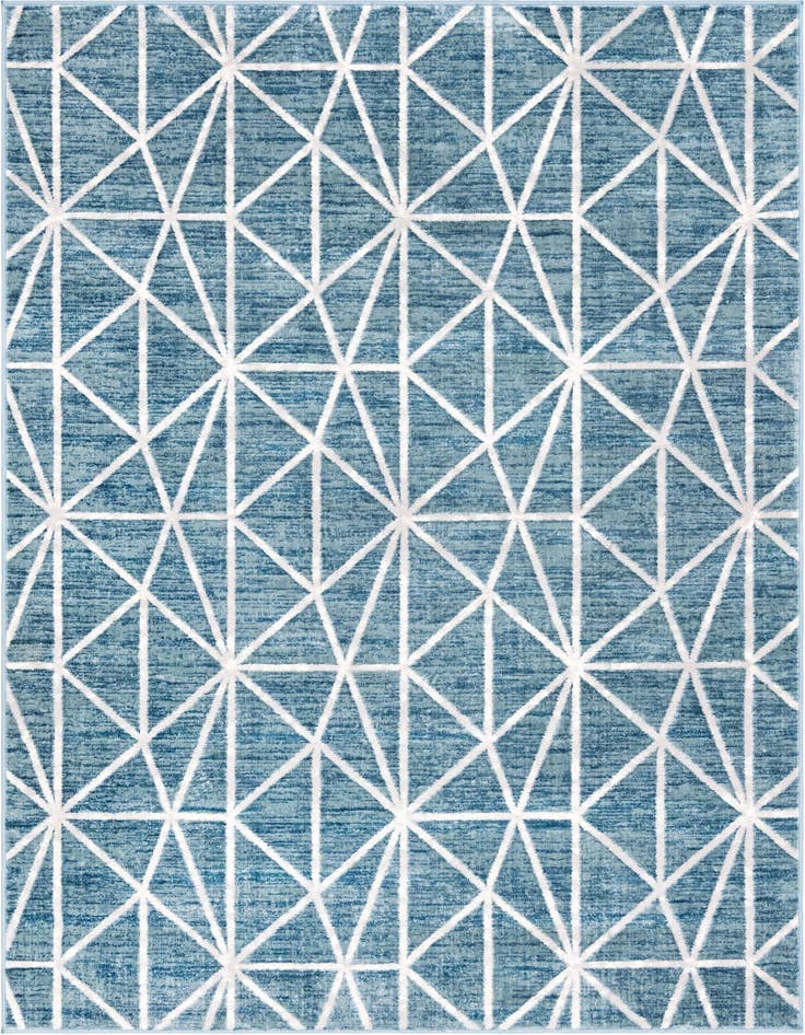 Detail image of 6' x 9' Lattice Trellis Rug