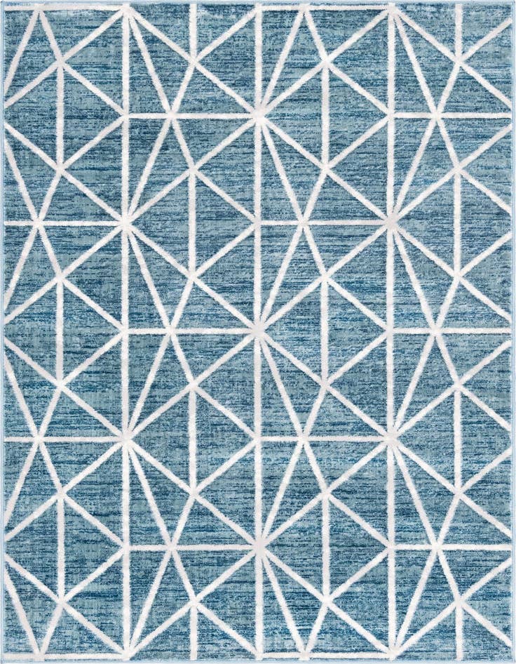 Detail image of 5' x 8' Lattice Trellis Rug