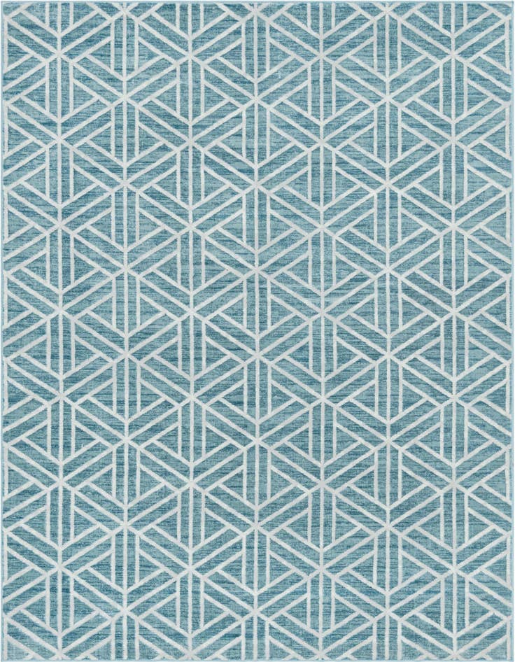 Detail image of 9' x 12' 2 Lattice Trellis Rug