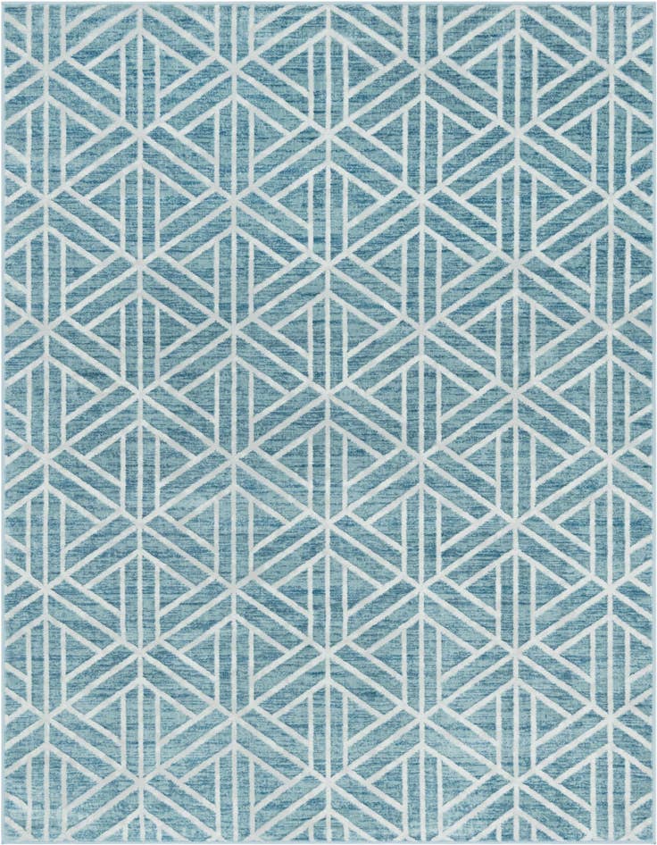 Detail image of 8' x 10' Lattice Trellis Rug