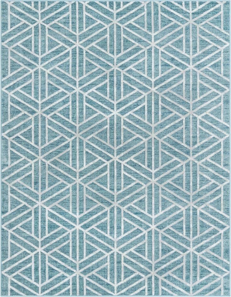 Detail image of 7' x 10' Lattice Trellis Rug
