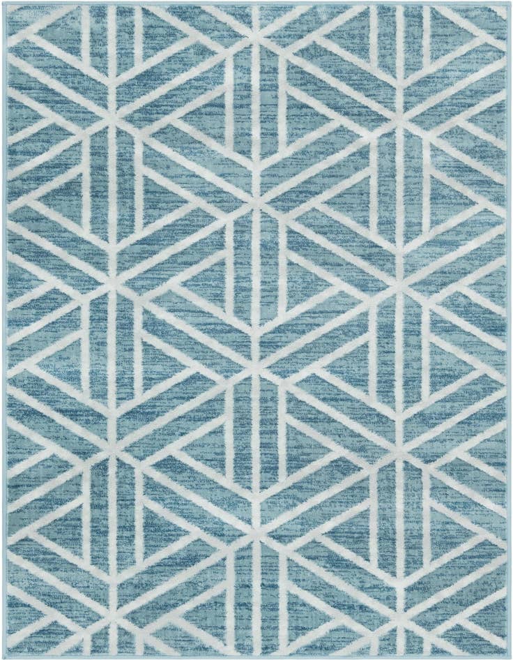 Detail image of 4' x 6' Lattice Trellis Rug