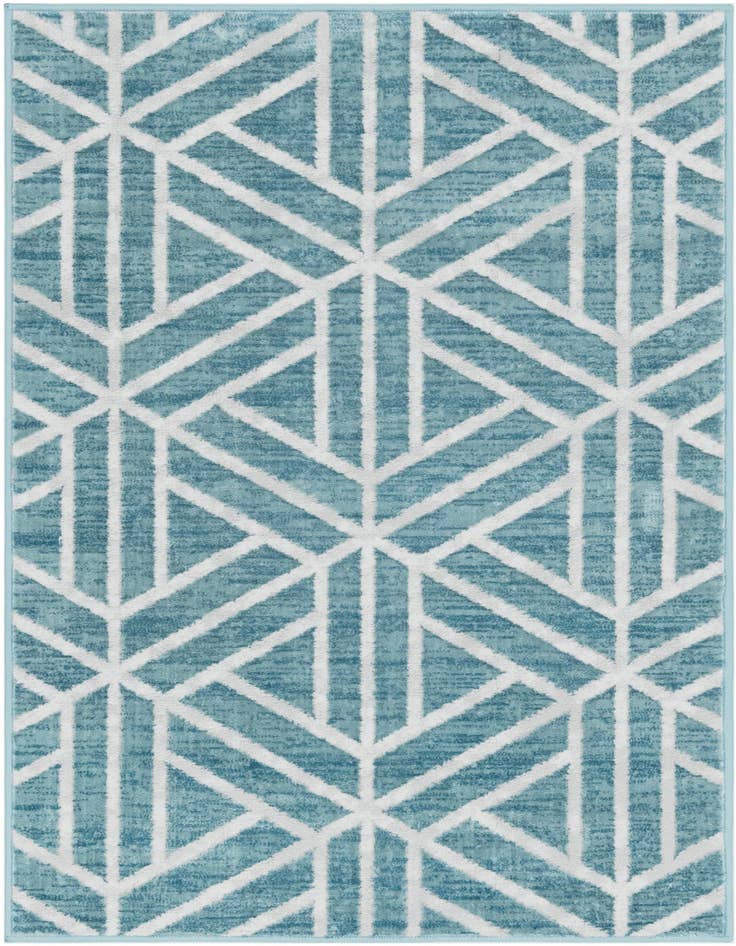 Detail image of 3' 3 x 5' 3 Lattice Trellis Rug