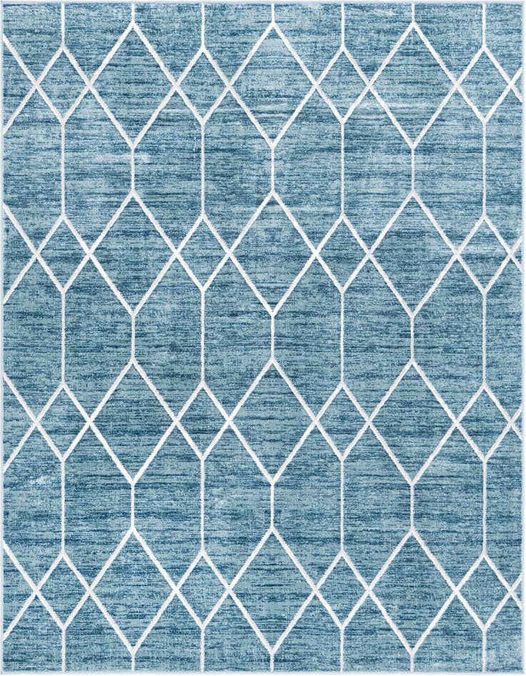 Detail image of 8' x 10' Lattice Trellis Rug