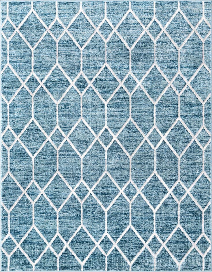 Detail image of 6' x 9' Lattice Trellis Rug