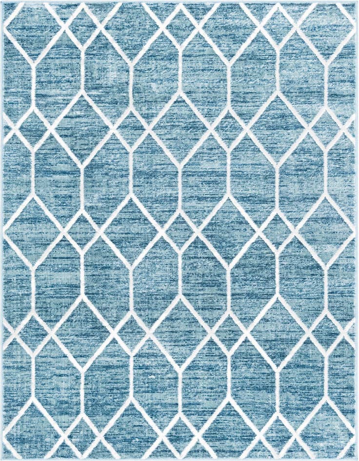 Detail image of 5' x 8' Lattice Trellis Rug