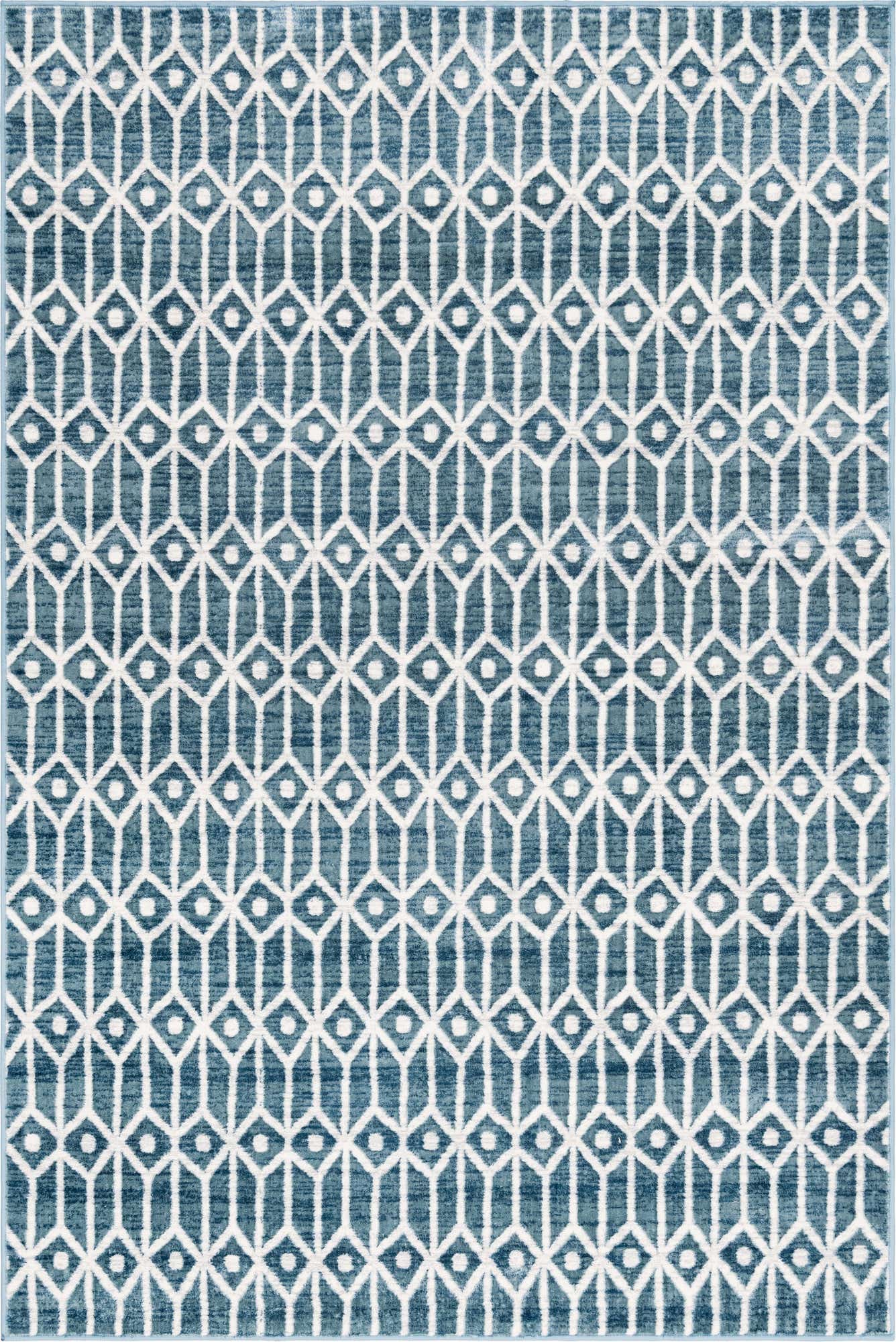 6' x 9' Lattice Trellis Rug