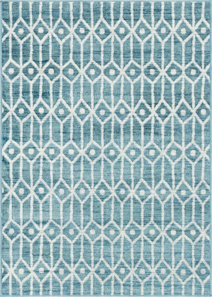 4' x 6' Lattice Trellis Rug