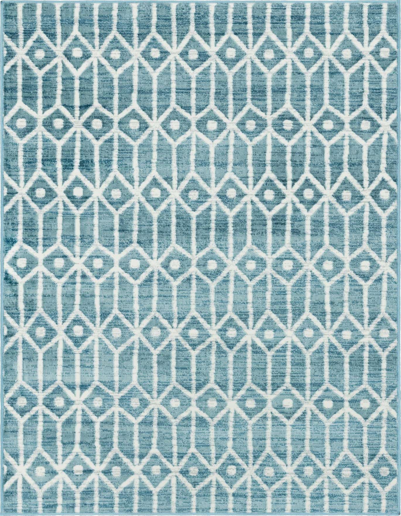 4' x 6' Lattice Trellis Rug