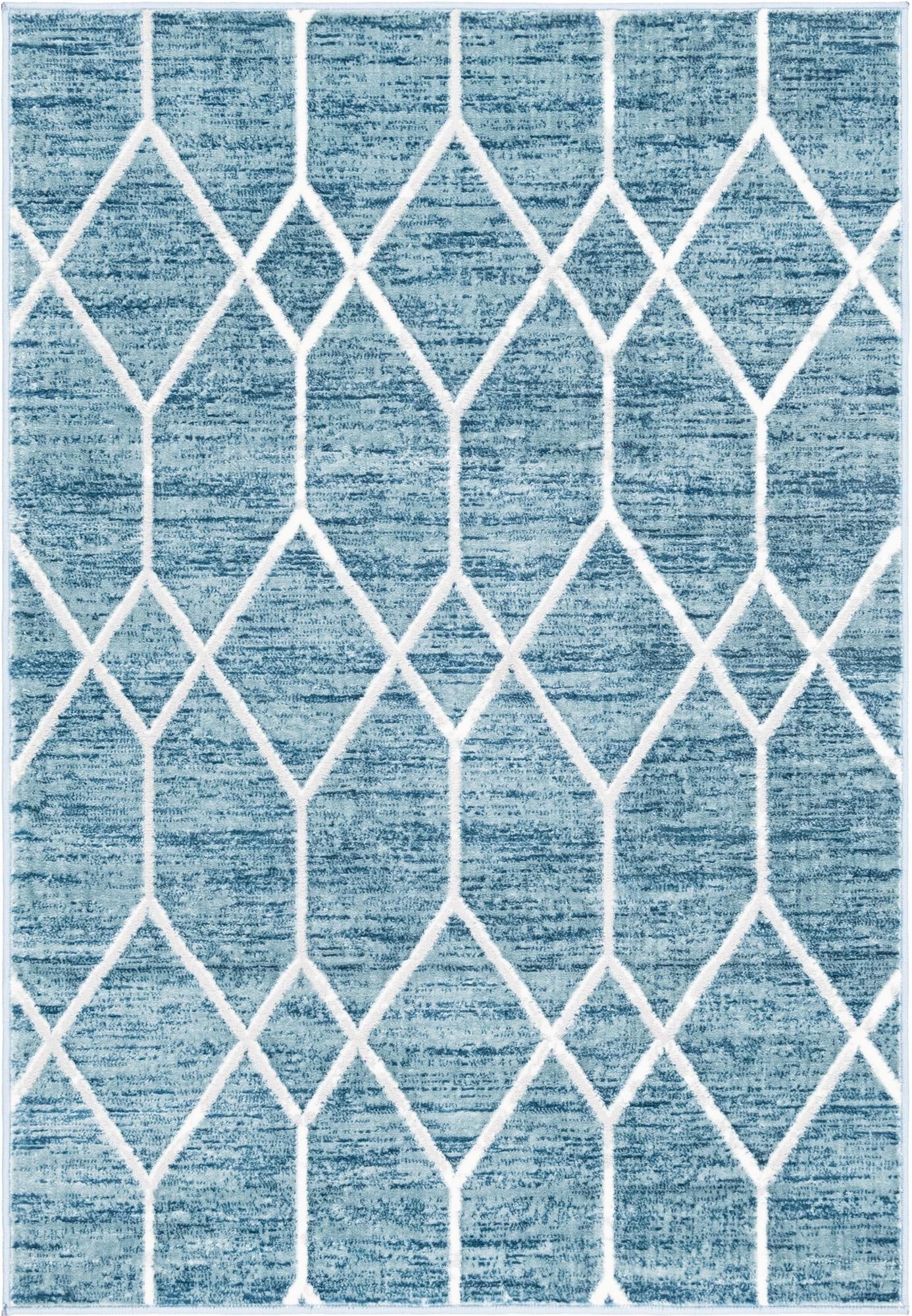 4' x 6' Lattice Trellis Rug