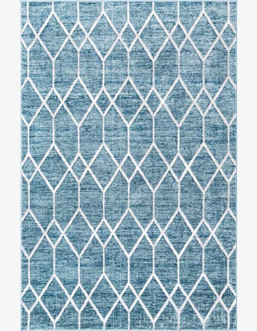 6' x 9' Lattice Trellis Rug