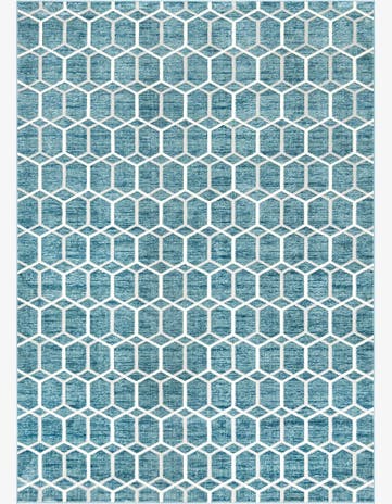 9' 10 x 14' Lattice Trellis Rug